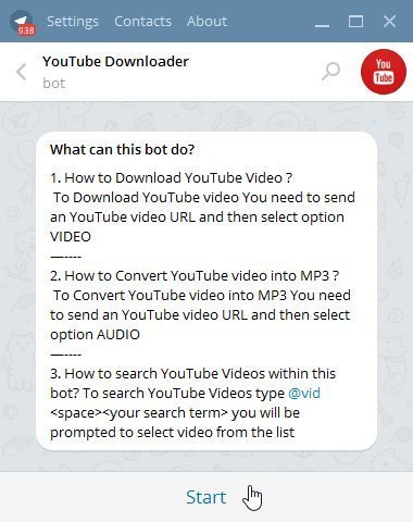 معرفی ربات YouTube Downloader ؛ ربات تلگرام برای دانلود از یوتیوب